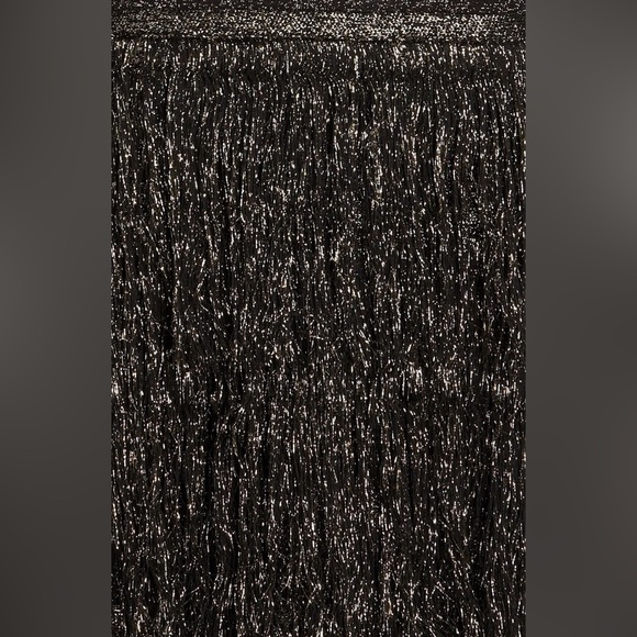 Zimmermann Fringed Metallic Jersey Midi Dress (size A 1) - Picture 4 of 4